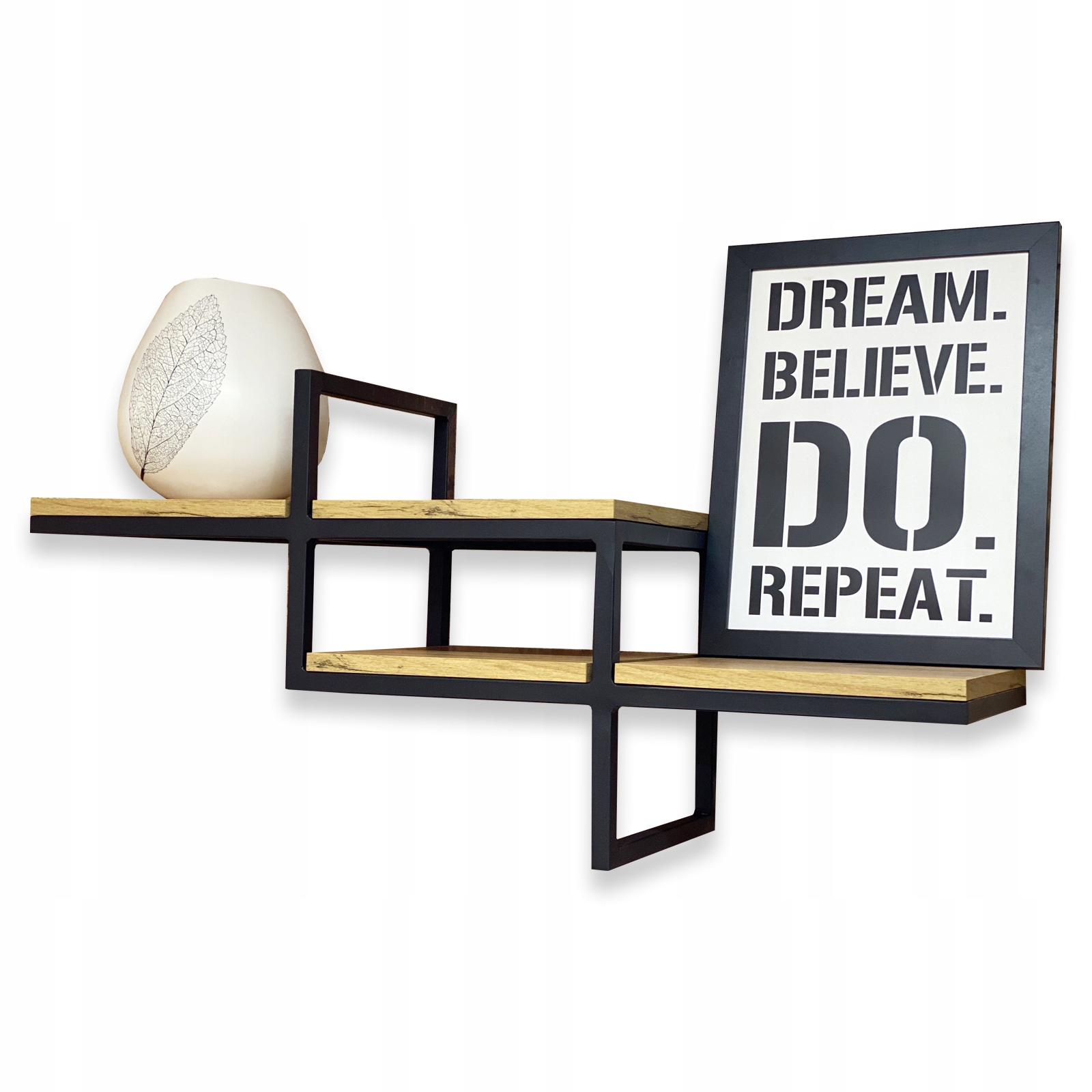 

Półka ścienna wisząca metal Loft styl industrialny