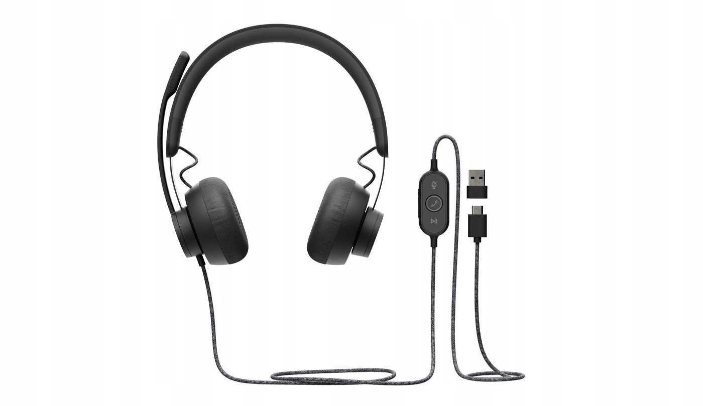 Logitech Zone Wired Uc Headset, 981-000875