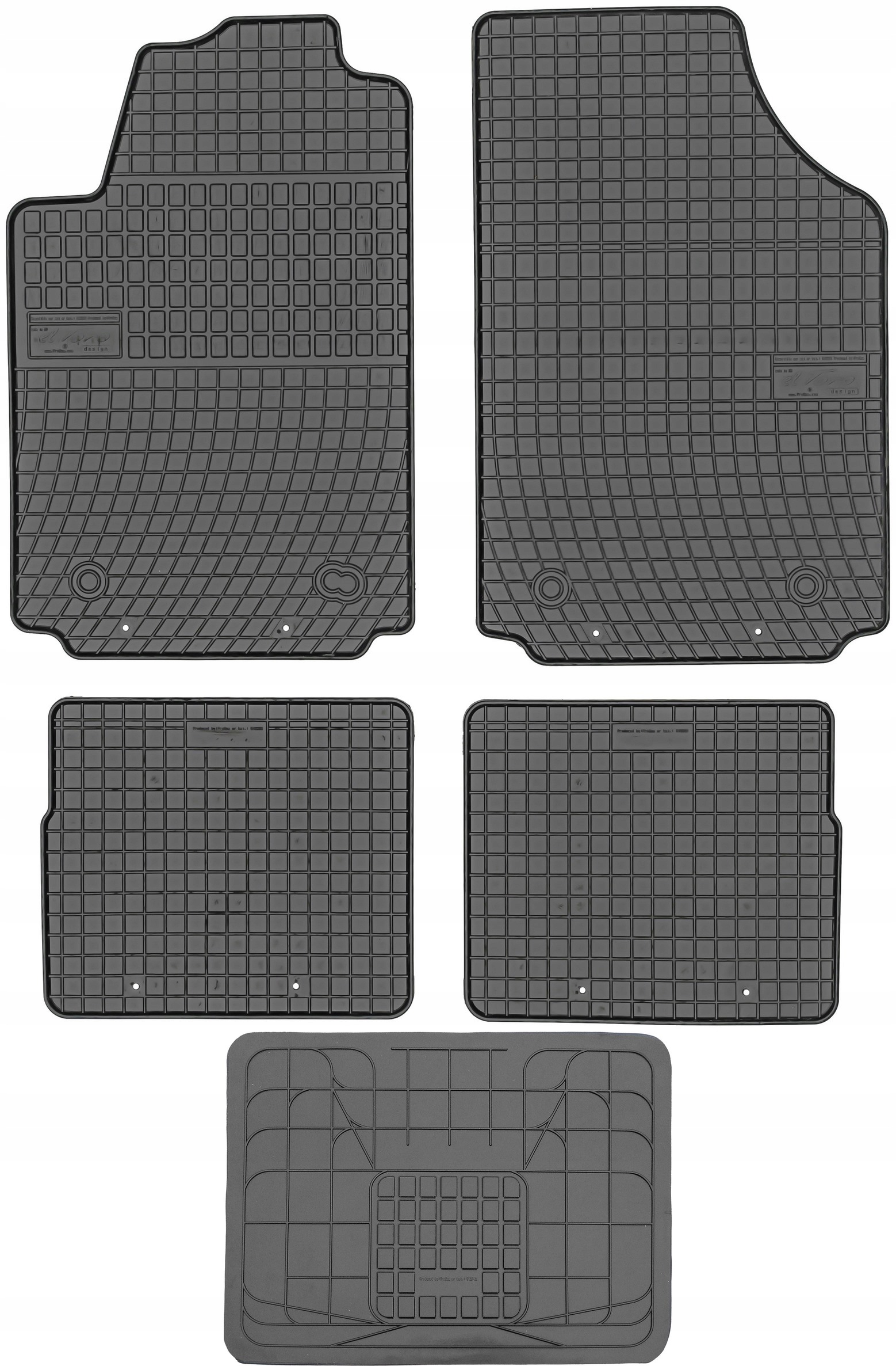 Килимки Фрогум резинові 546368+542742 5 el.