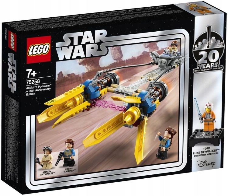 Lego Star Wars 75258 Anakinův závodník výroční edice Nové