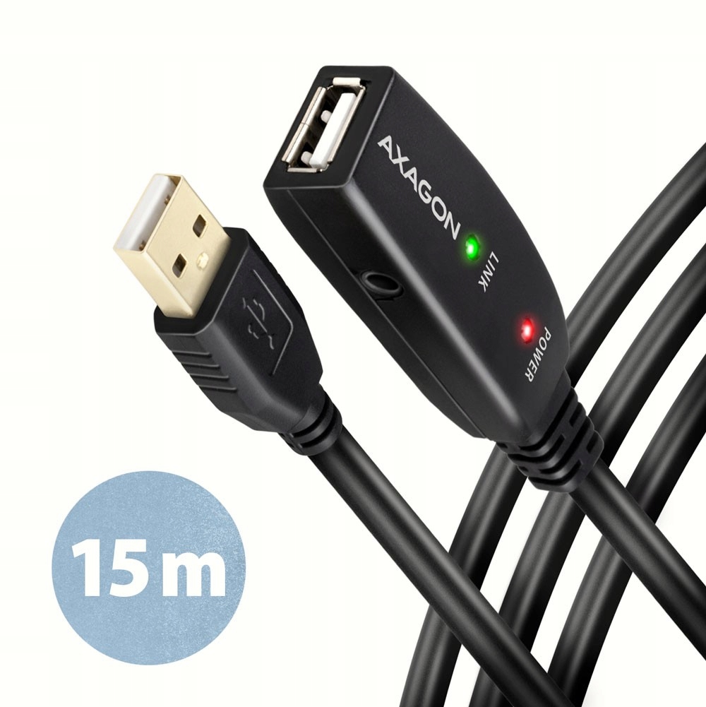 

Kabel ADR-215 Usb 2.0 A-m -> A-f aktywny kabel 15m