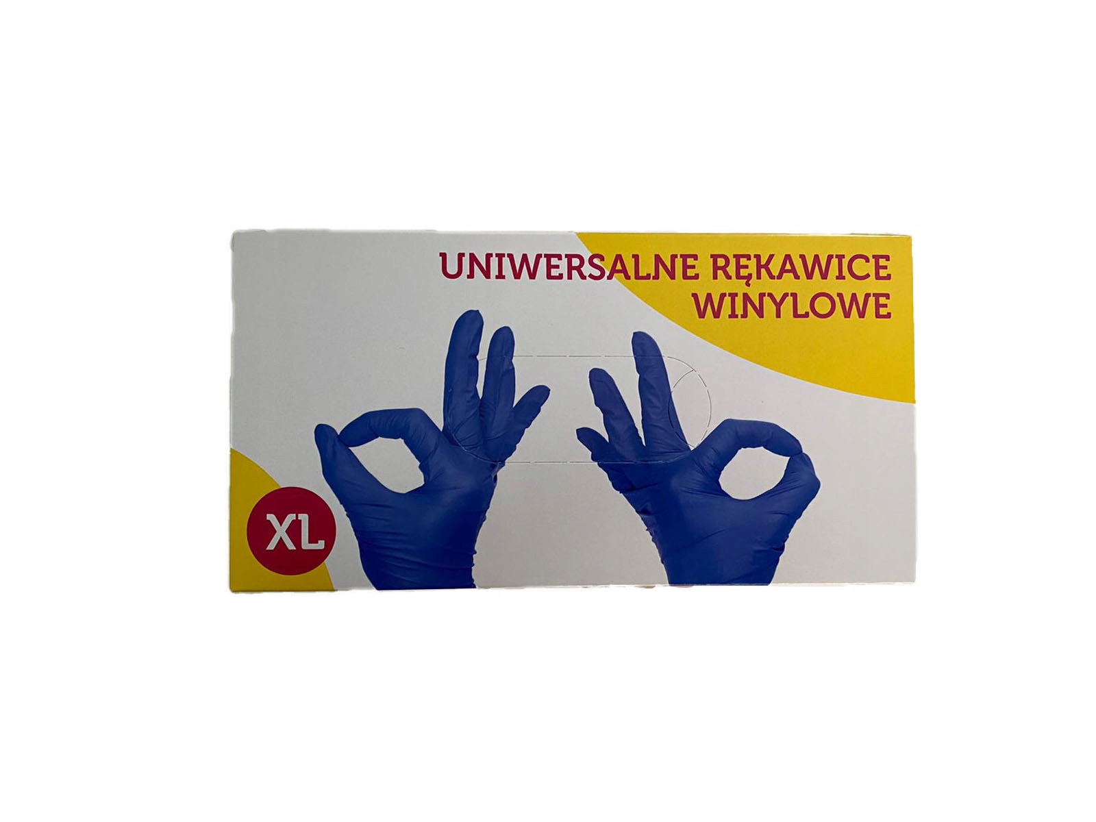 

Rękawiczki winylowe nitrylowe XL 100szt niebieskie