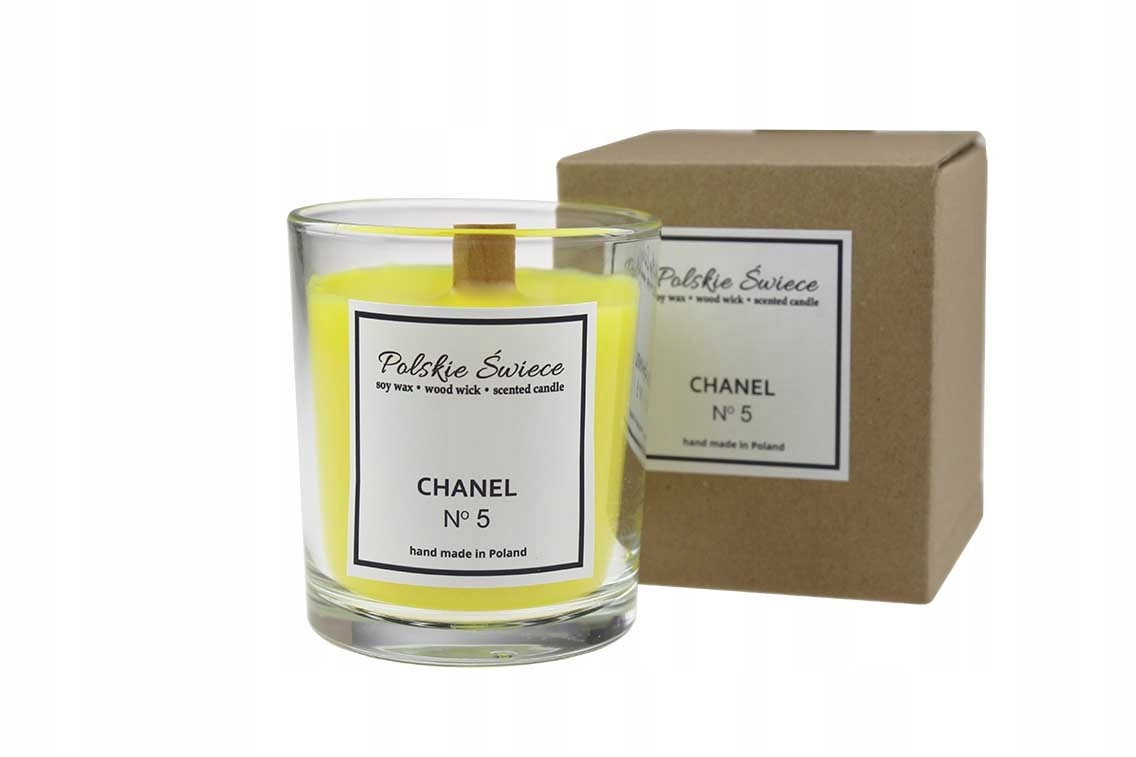 

Chanel No5 Świeca sojowa Drewniany knot