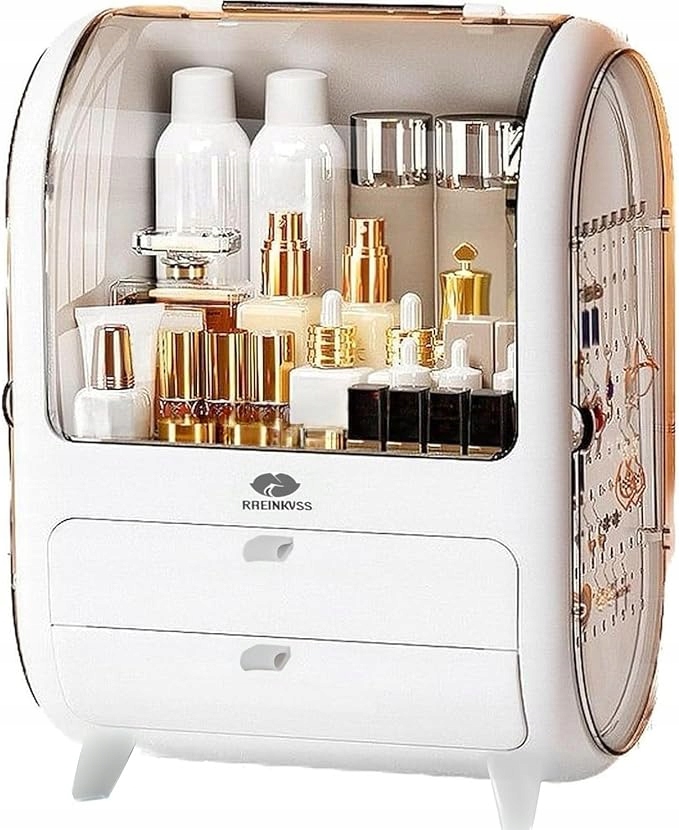 Organizér na kosmetiku Toaletní stolek Organizér na make-up s zásuvkami Rheinkus