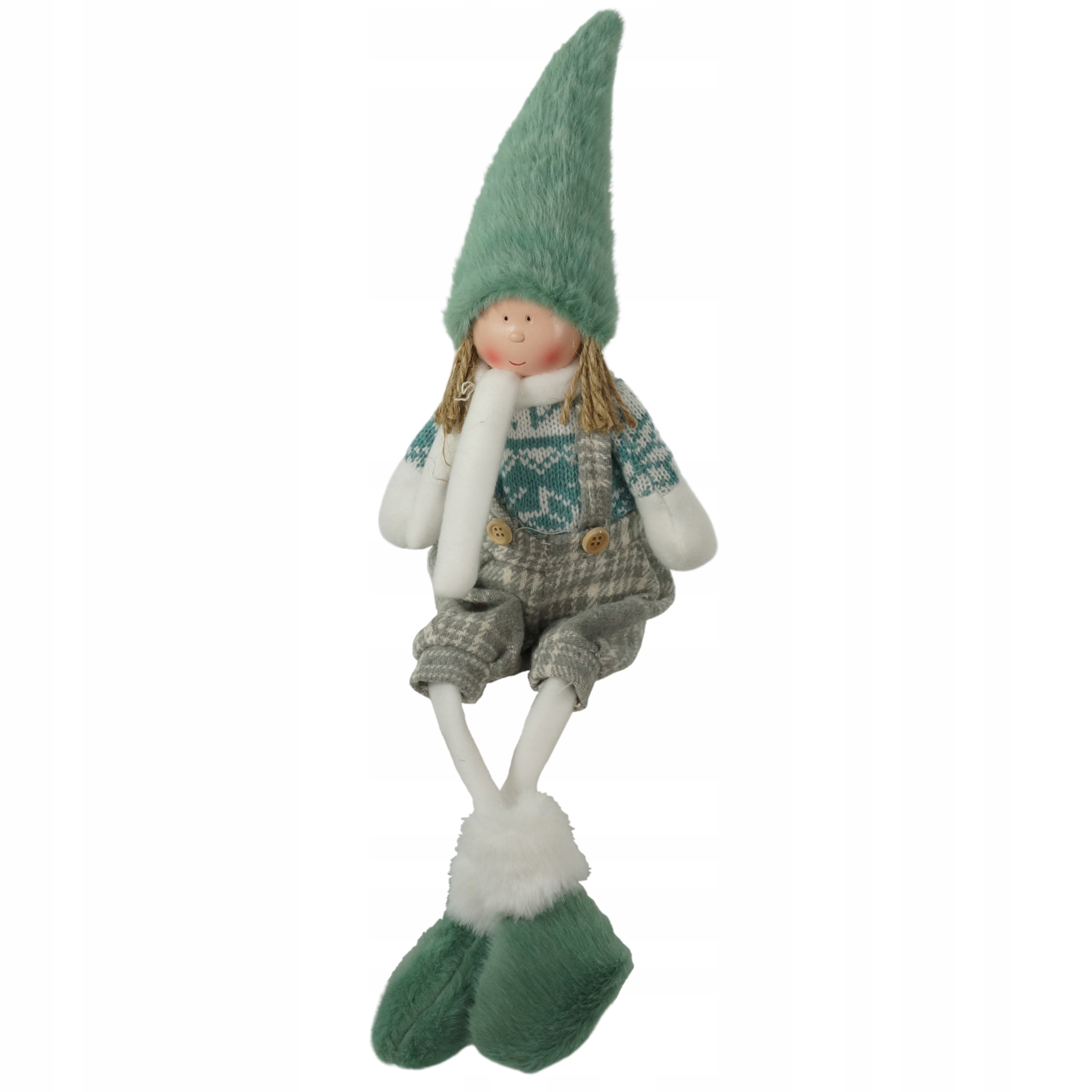 

Świąteczny skrzat dziewczynka 46 cm figurka ozdoba