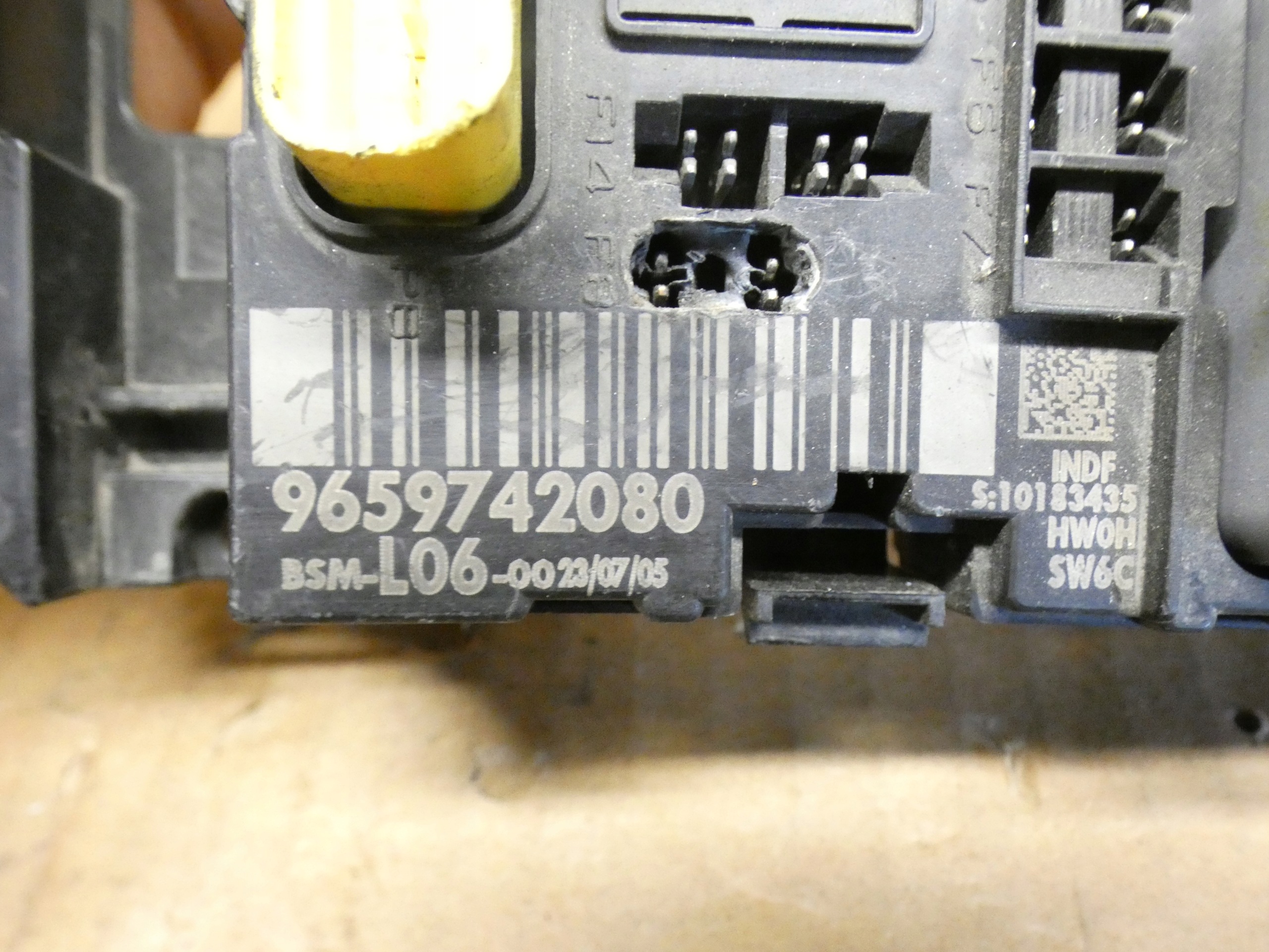 modulo BSM PEUGEOT 307 9659742080