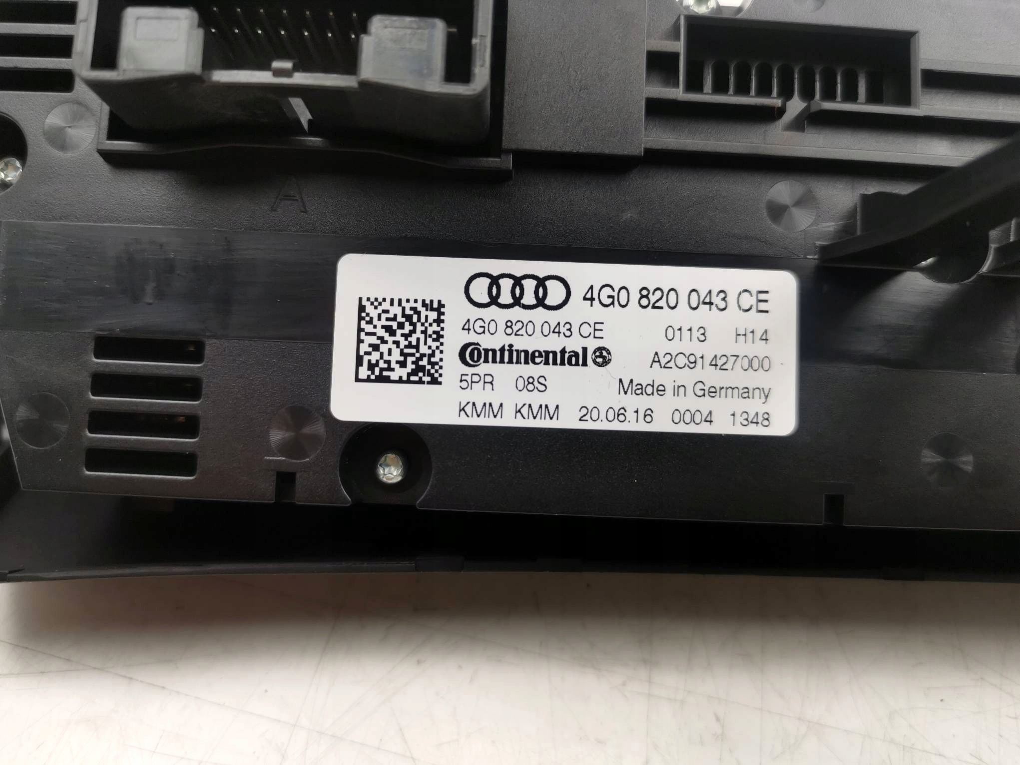 Unite commande clima AUDI A6 C7 4G0820043CE