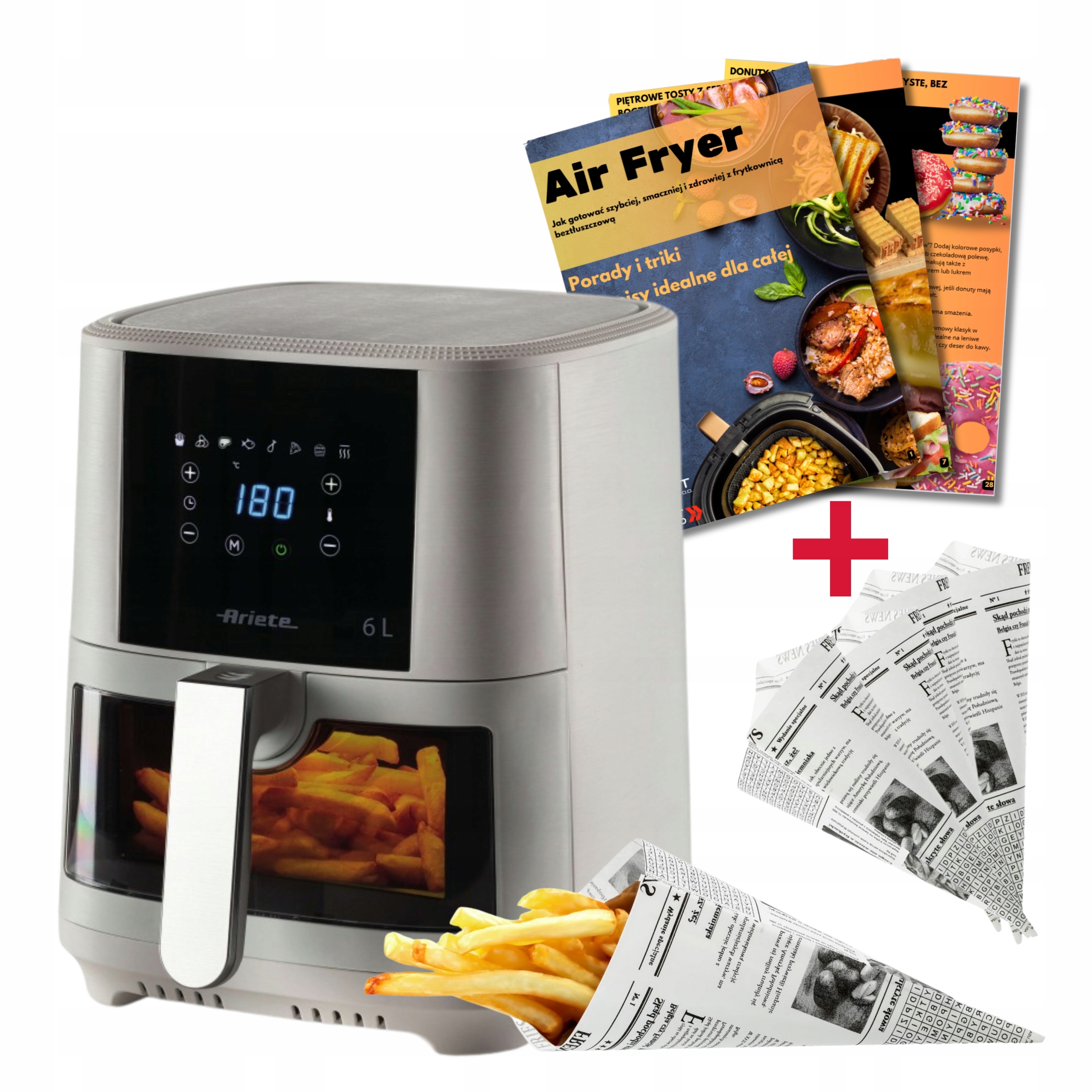 Frytkownica beztłuszczowa Ariete 4626/03 Air Fryer 6 1300W 6L