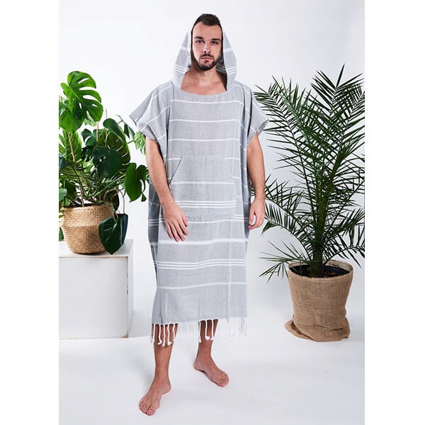 Pánské pončo hammam 100% přírodní bavlna Yeye