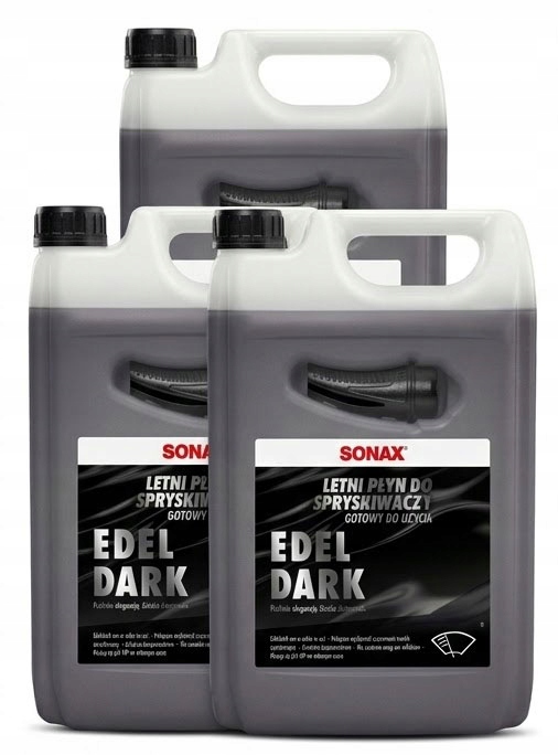 3x Sonax letni płyn do spryskiwaczy Edel Dark Limitowana edycja 4L