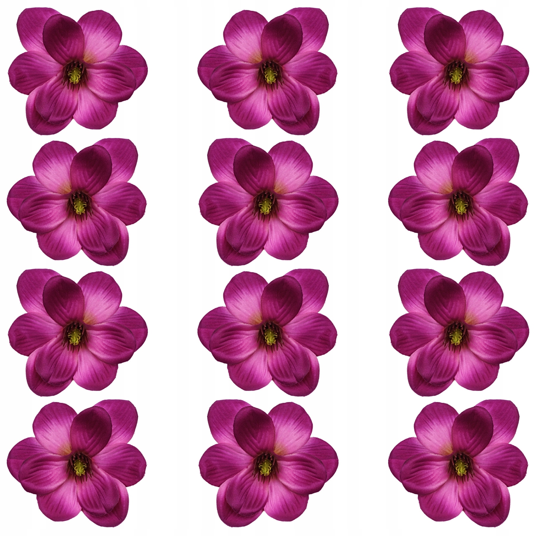 SZTUCZNE KWIATY MAGNOLIA GŁÓWKA WYROBOWA DO STROIKÓW 11CM KOMPLET 12 SZTUK Typ inny