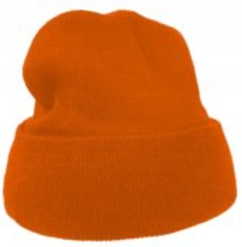 

Czapka Zimowa Ciepła Wywijana Beanie Jhk Pomarańcz
