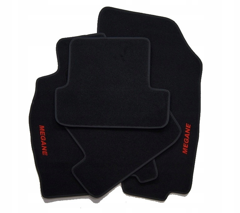 Dywaniki welurowe samochodowe pod model auta Classic CZARNE + HAFT PRZÓD Kolor czarny
