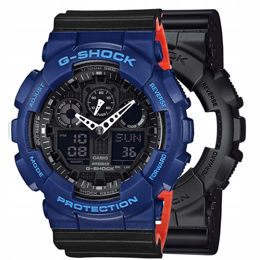 Hodinky Casio G-Shock Set GA-100-1A1ER Bezel 10527398 Řemínek 10577142 20