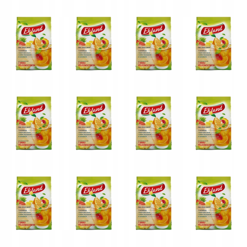 Ekland Instantní čajový nápoj s víceovocnou příchutí 300 g X12