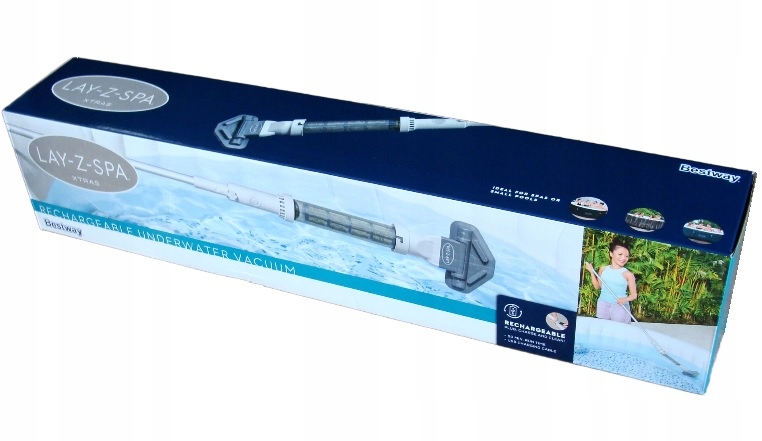BESTWAY LAY-Z-SPA ODKURZACZ BASENOWY DO BASENU JACUZZI NA AKUMULATOR EAN (GTIN) 6942138904864