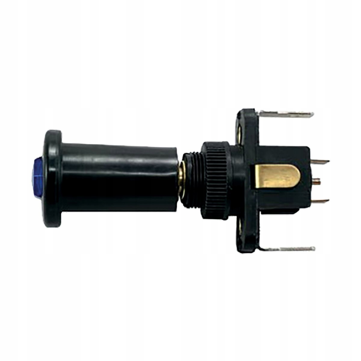 Przełącznik włącznik wyciągany LED niebieski 12 V