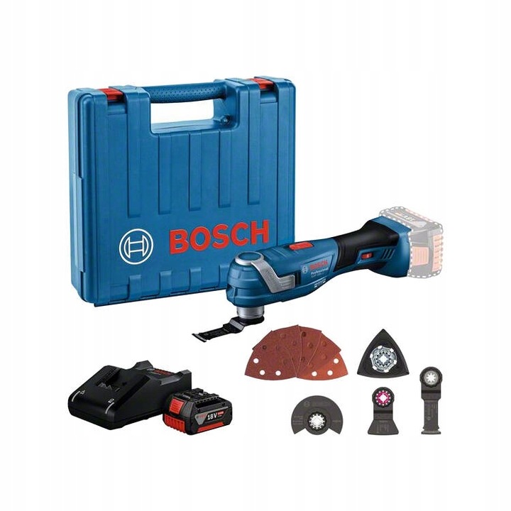 Multifunkční Nářadí Multitool 18V Bosch Gop 185-Li 4,0Ah Příslušenství