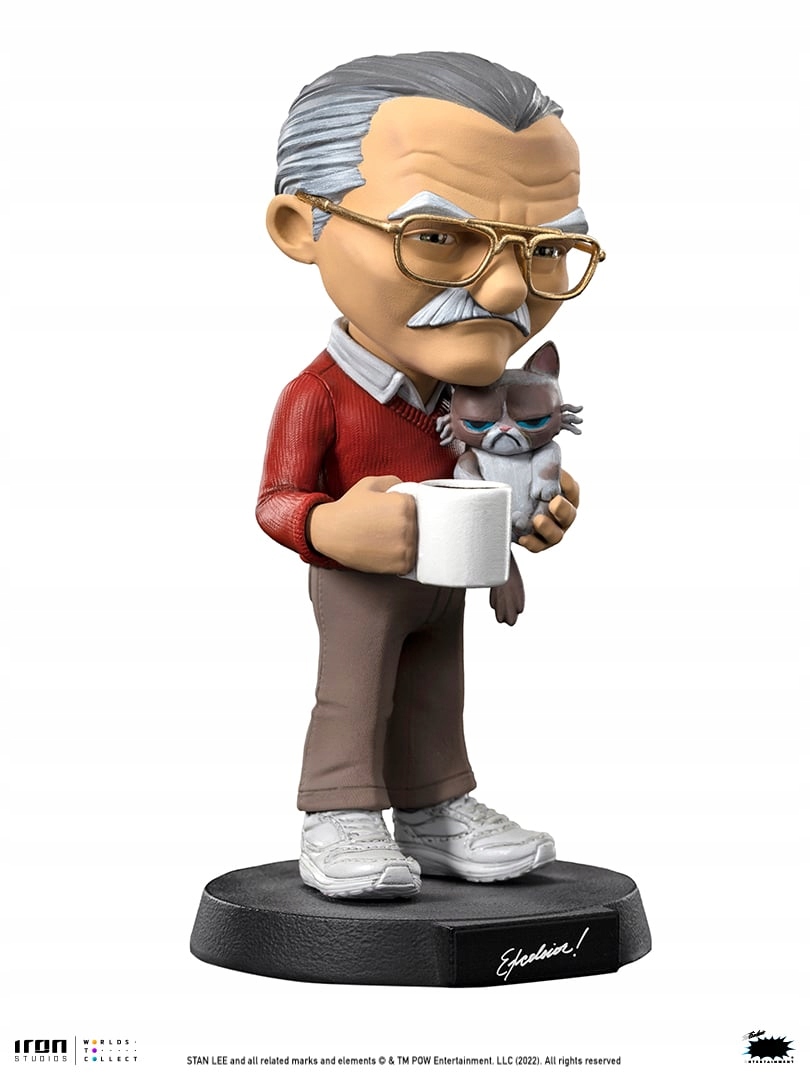 Marvel Stan Lee z Grumpy Cat Figurka Mini Co. 15 cm