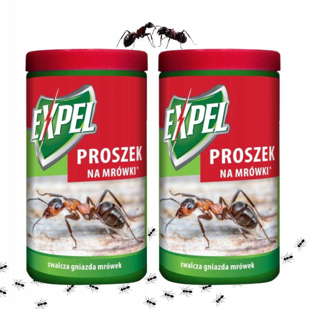 EXPEL Proszek na mrówki SKUTECZNY Niszczy GNIAZDA 300 g x 2 sztuki