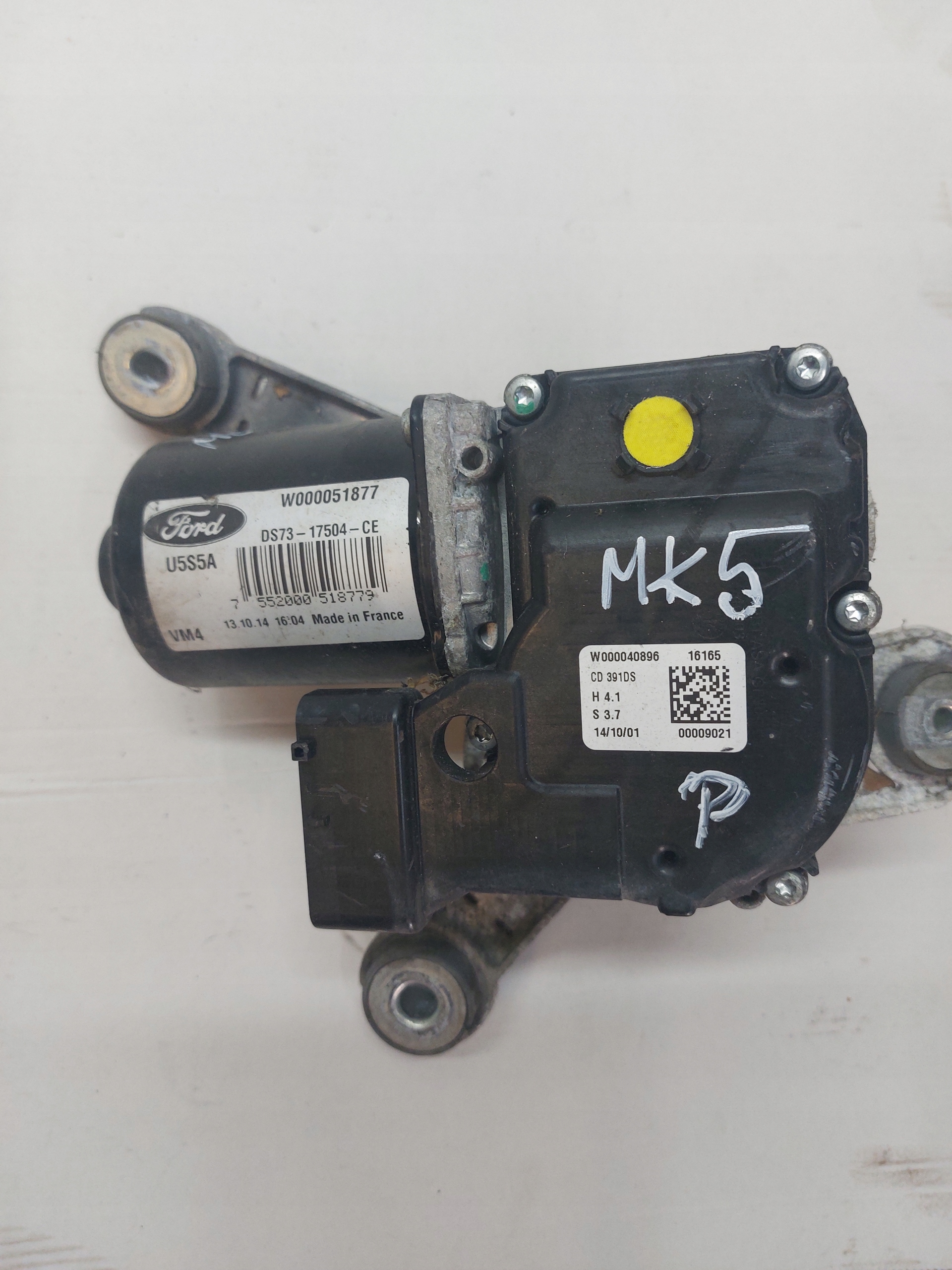 wiper mechanism right front FORD MONDEO MK5 DS73-17504-CE
