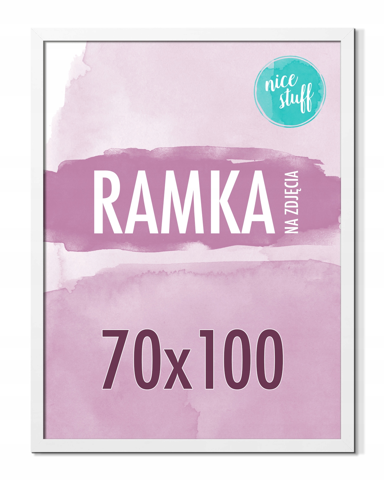 Rámeček 70x100 B1 Rámeček Na Fotografie Plakát Rámečky na fotografie bílá 100x70