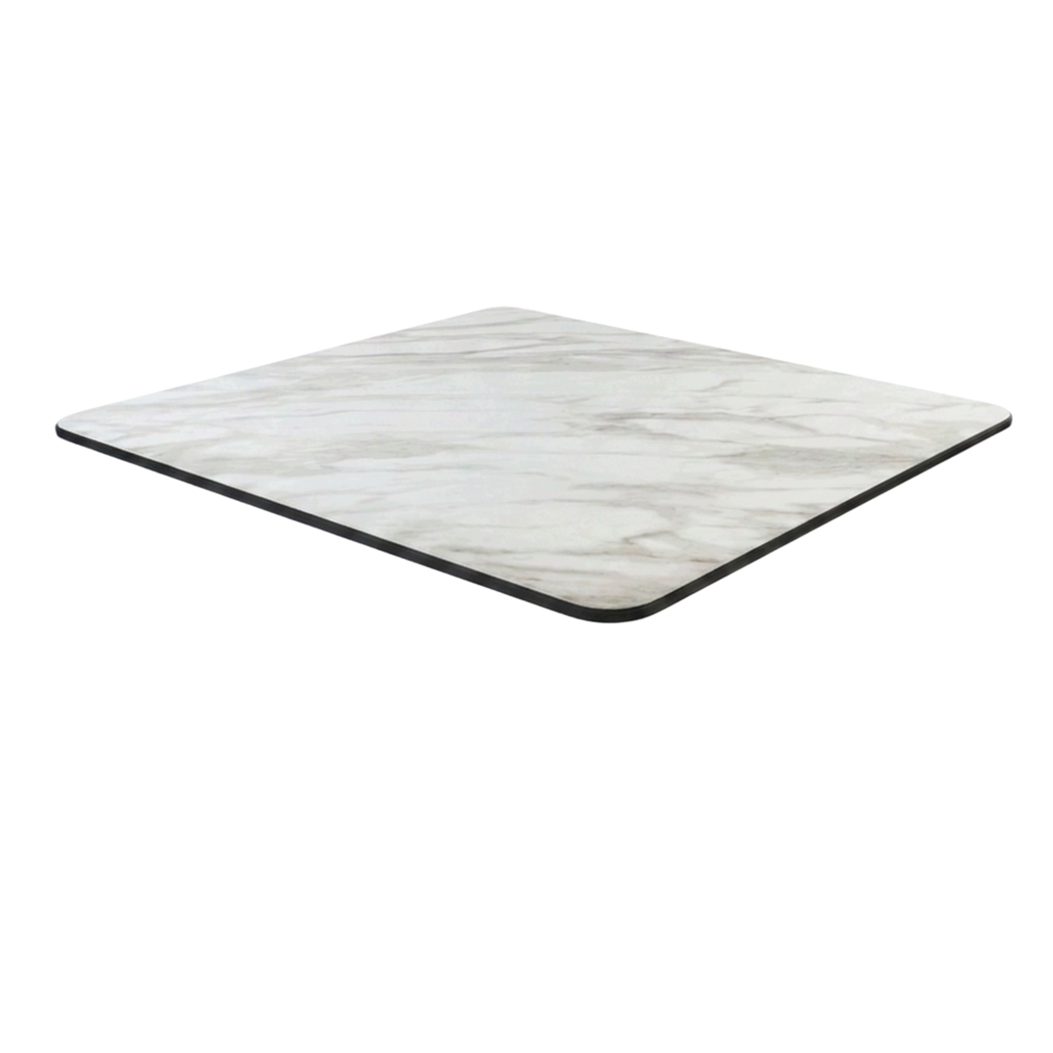 Blat Compact 80X80X1,2 cm Biały Marmur