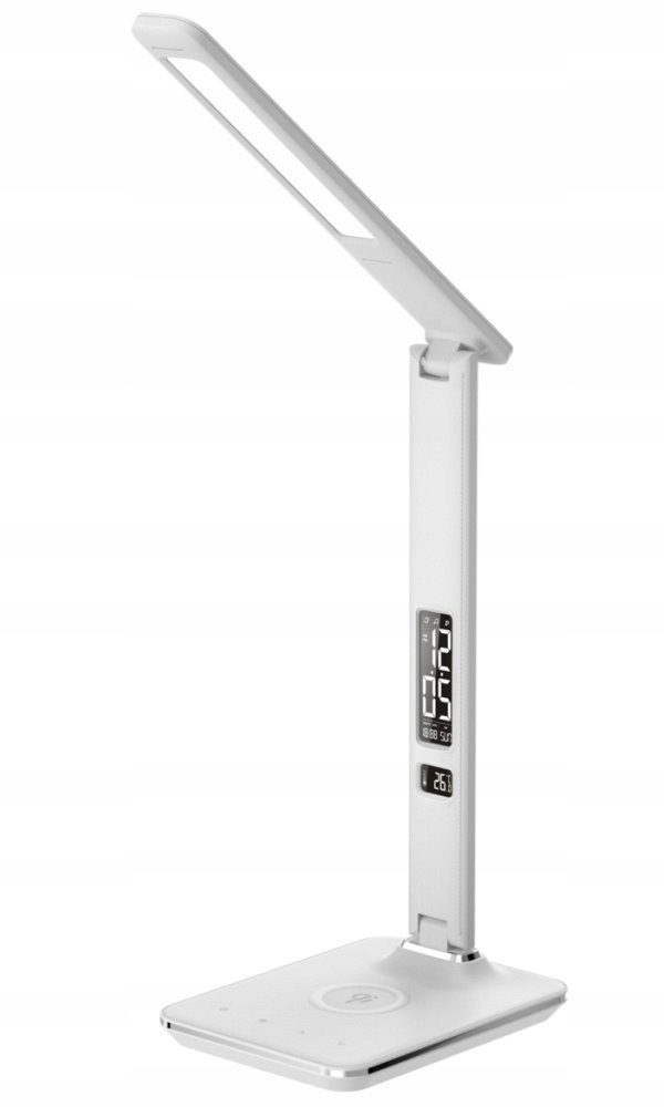 Immax Led stolní lampička Kingfisher/ Qi nabíjení/ 8,5W/ 400lm/ 12V/2,5A/ 3