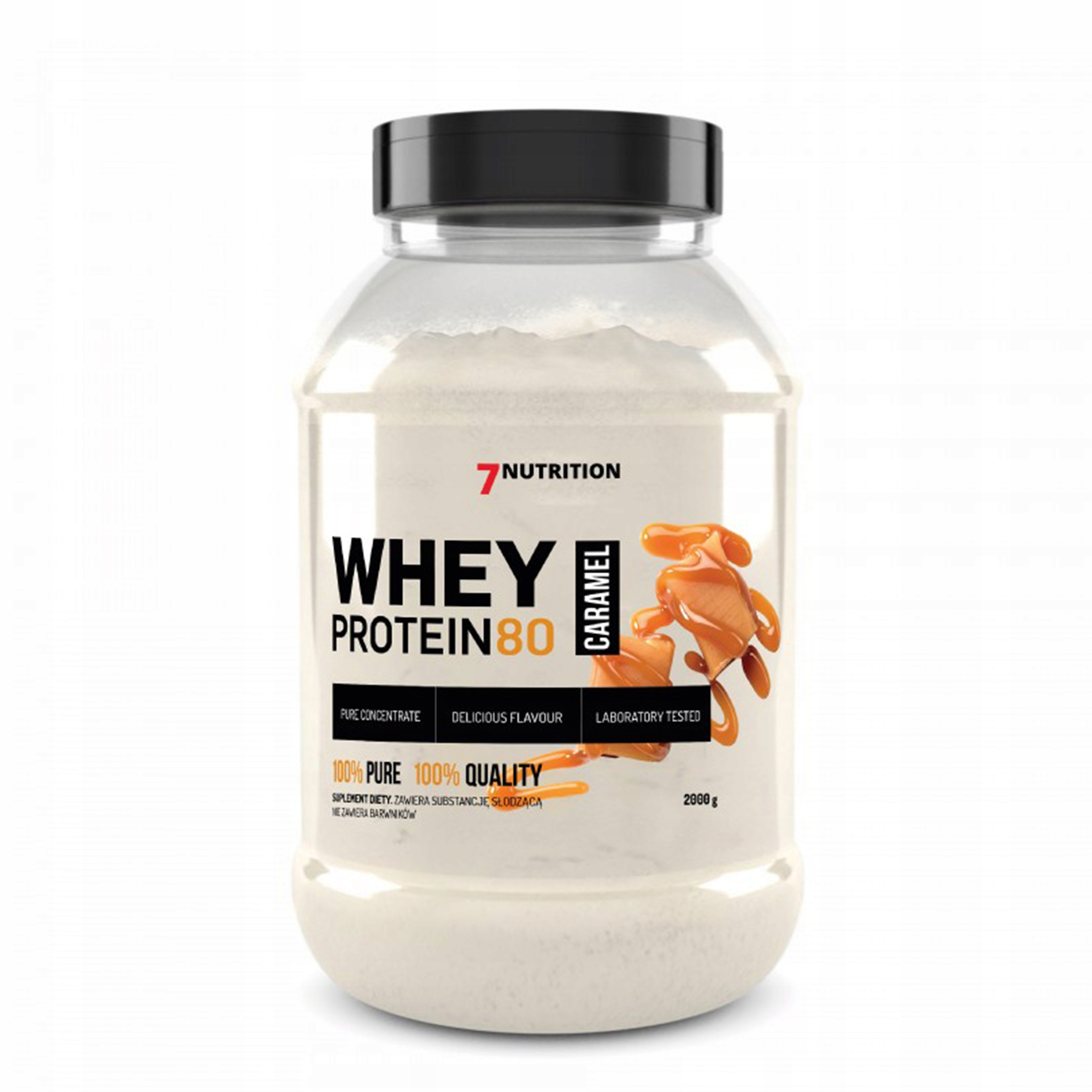 Syrovátkový Protein 7NUTRITION Whey Protein 80 Wpc 2 kg Karamel 57 porcí