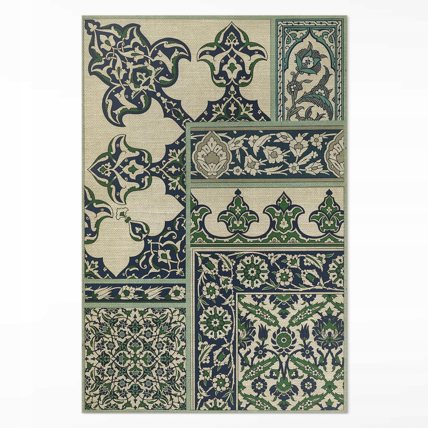 Vinylový koberec do obývačky Dekoratívny dizajn Alberta Racineta 120 x 180 cm