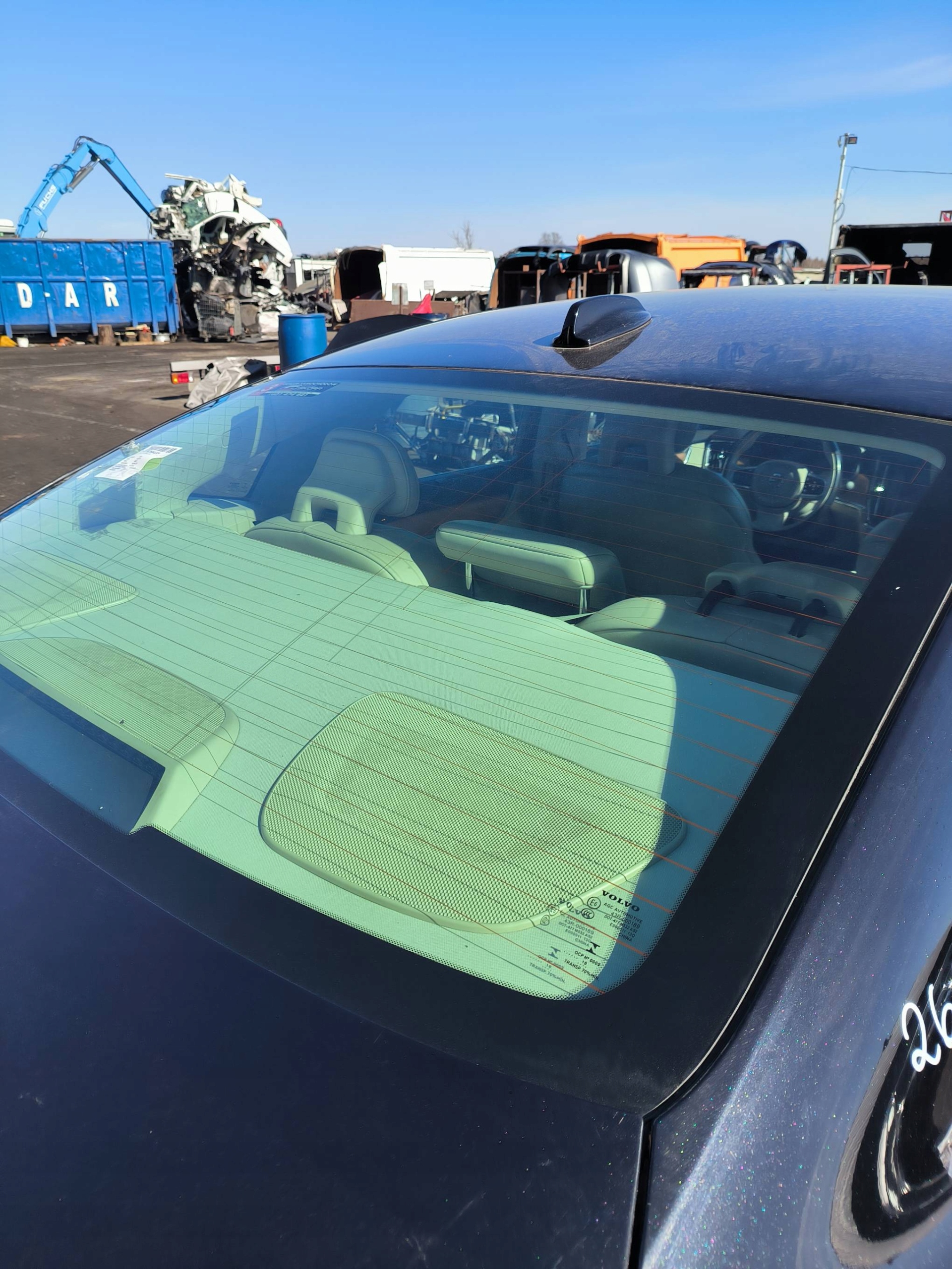okno záď VOLVO S90 II