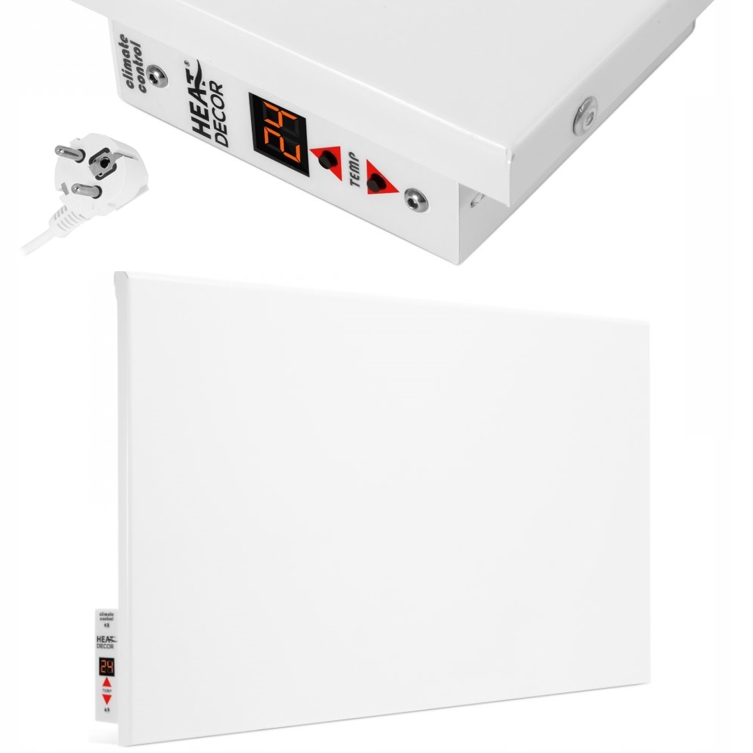 Grzejnik na podczerwień elekt. Heat Decor termostat 700 W 1100 x 470 biały