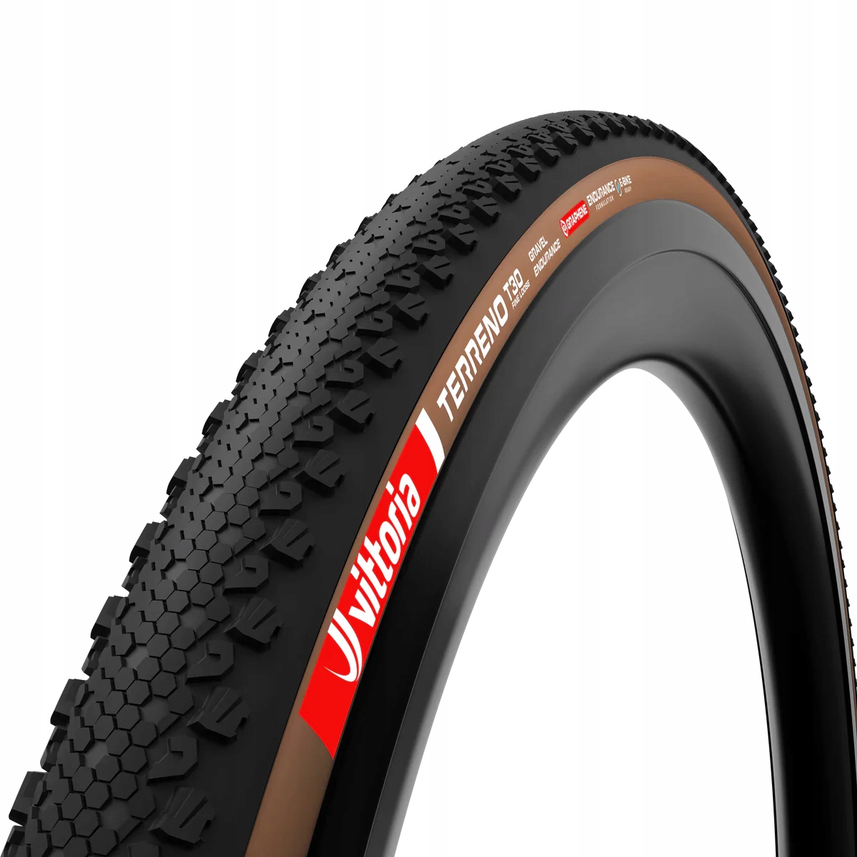 Opona rowerowa Vittoria Terreno T30 Gravel 700x40c tubeless czarno-brązowa