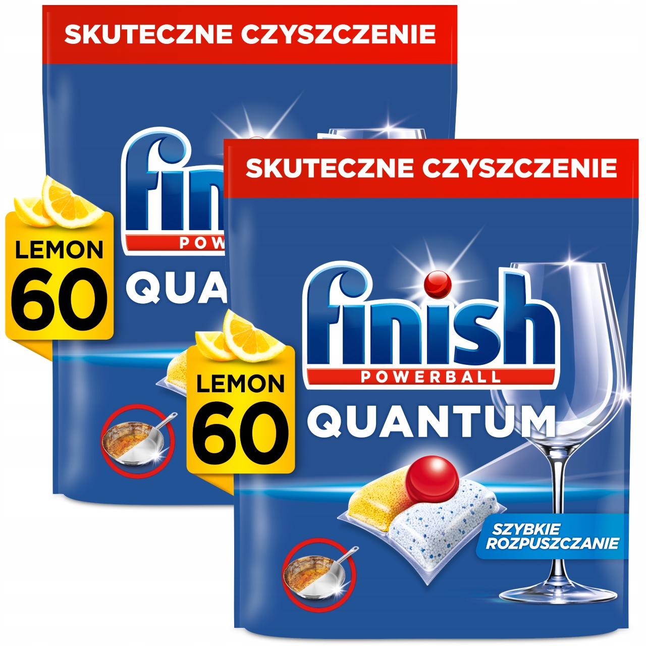 Levně Finish Quantum sada kapslí do myčky nádobí Lemon Citron 120 ks