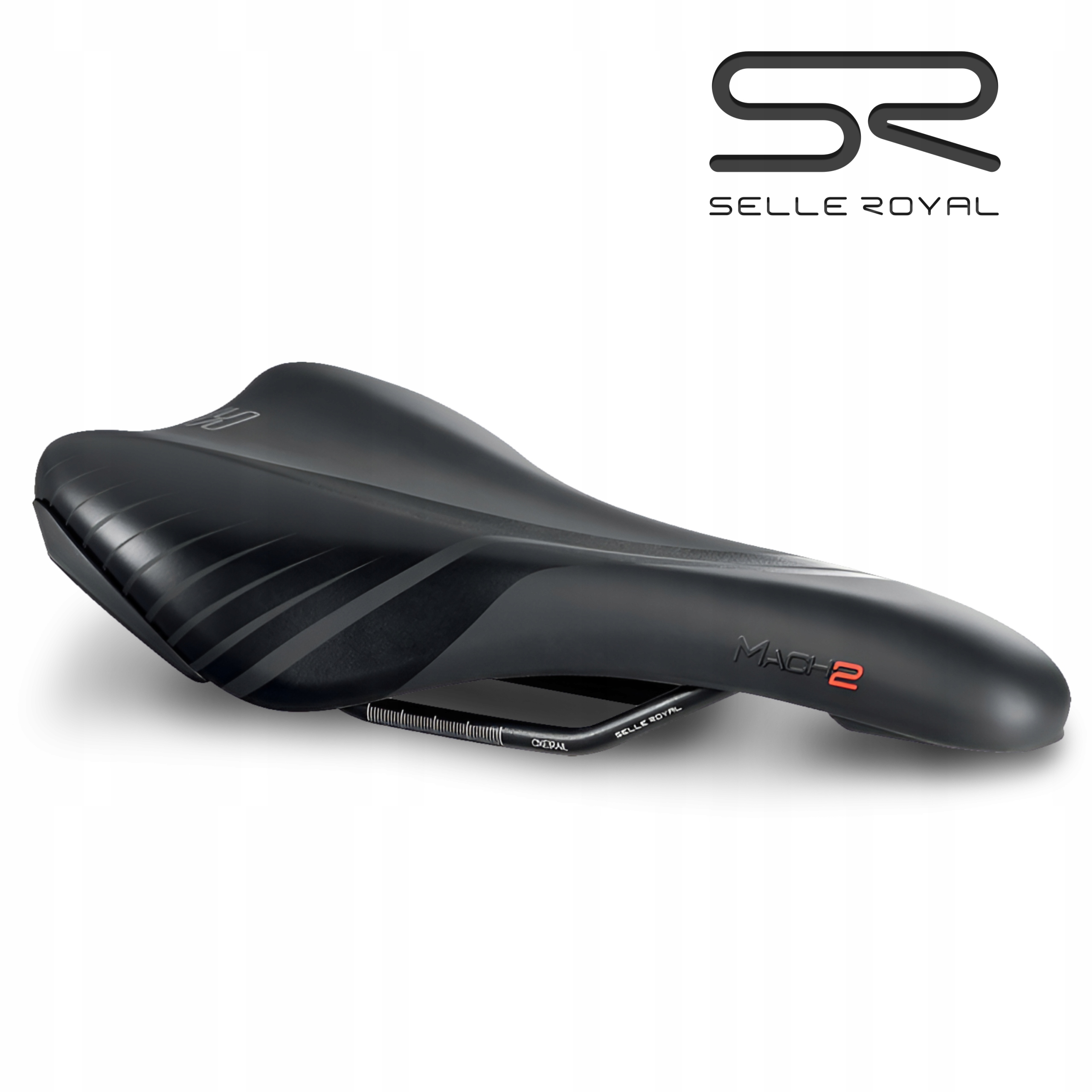 Uniwersalne, lekkie Siodełko rowerowe Selle Royal Mach 2 Mtb, trek Athletic