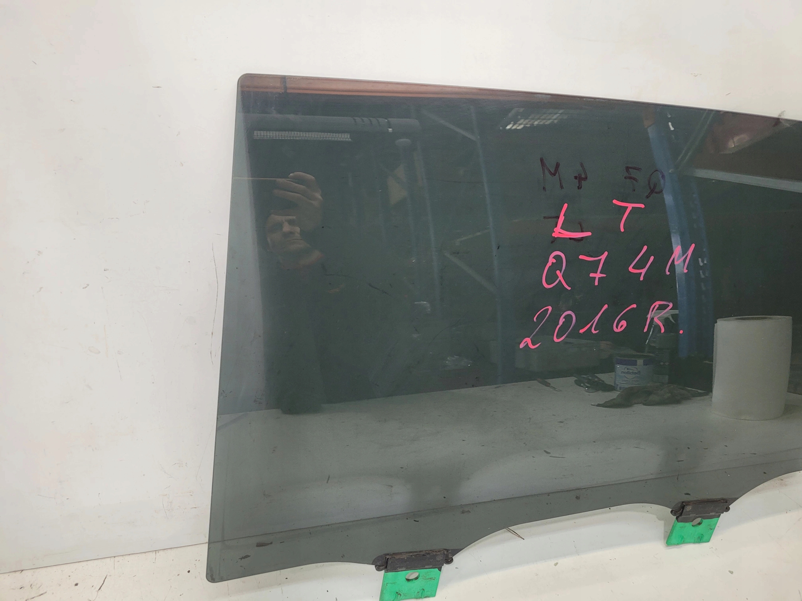 window side door left rear part AUDI Q7 4M 4M0845025B 2016 ROK