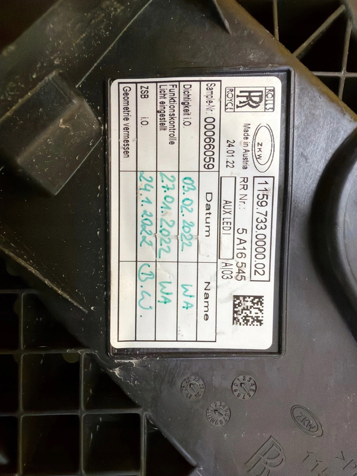 Svetlo ľavá pravá predná hornÝ Rolls Royce Spectre Led DRL 2024 5A16545 5A