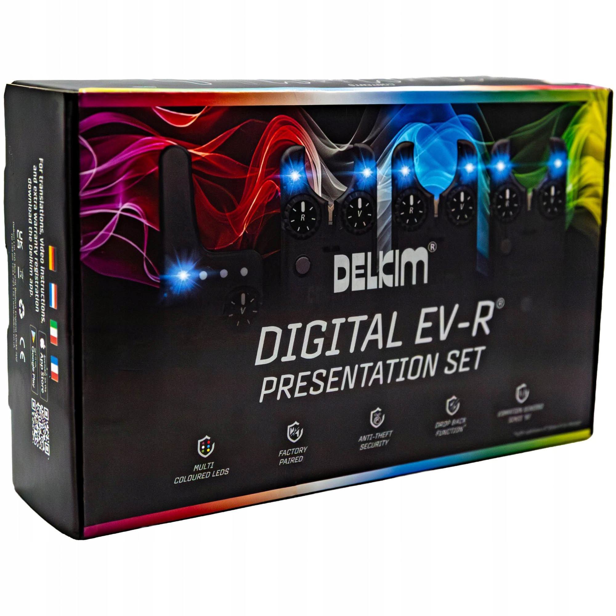 Zestaw Sygnalizatorów Delkim Ev R Presentation Set Multi Colour 3 Rod Set