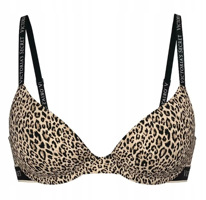 Podprsenka mírně vyztužená, plná Victoria's Secret panterka 80E (36DD)