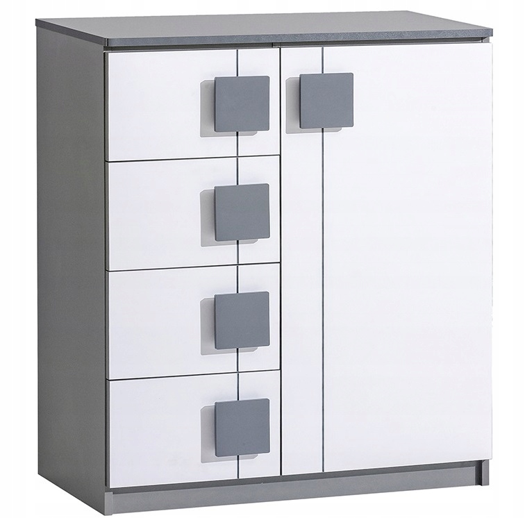 

meble komoda szafka szufladami dla dziecka Gumi 03