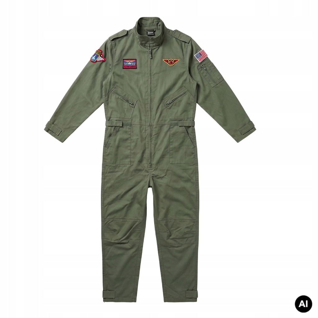 Kombinezon wojskowy taktyczny lotniczy Brandit Pilot Suit Olive M