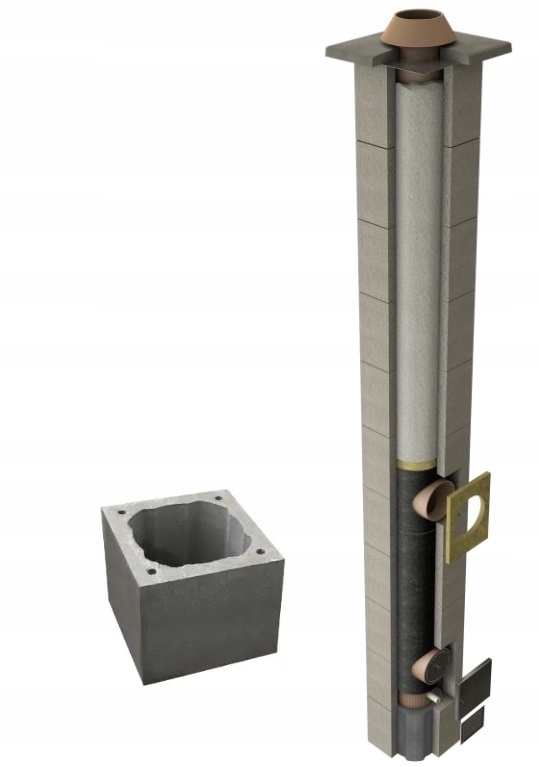 Keramický komín Jawar Ps Eco 36X36 fi 200 6 m