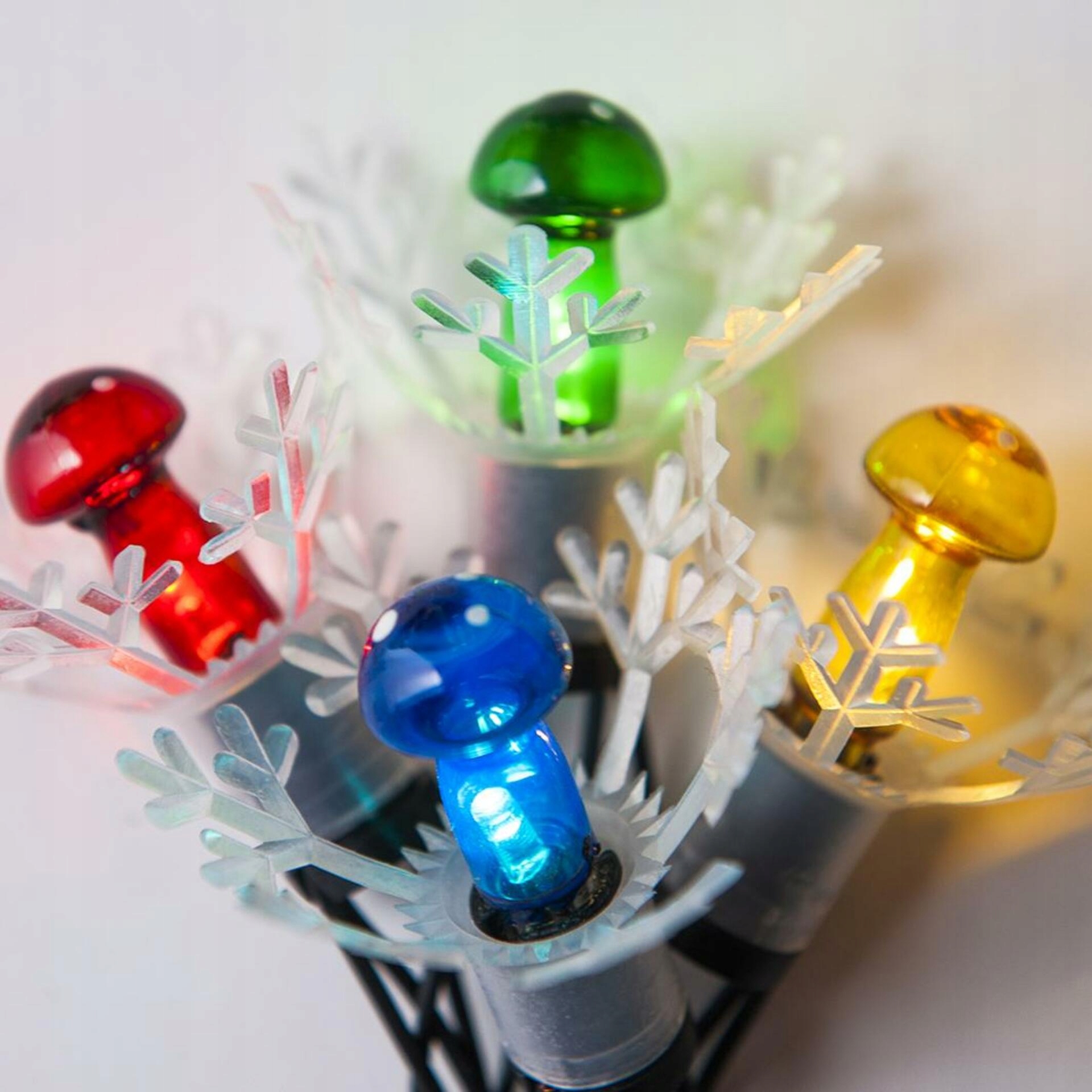 Vánoční Led řetěz Exihand Astra AL-20 20 sklo muchomůrky IP20