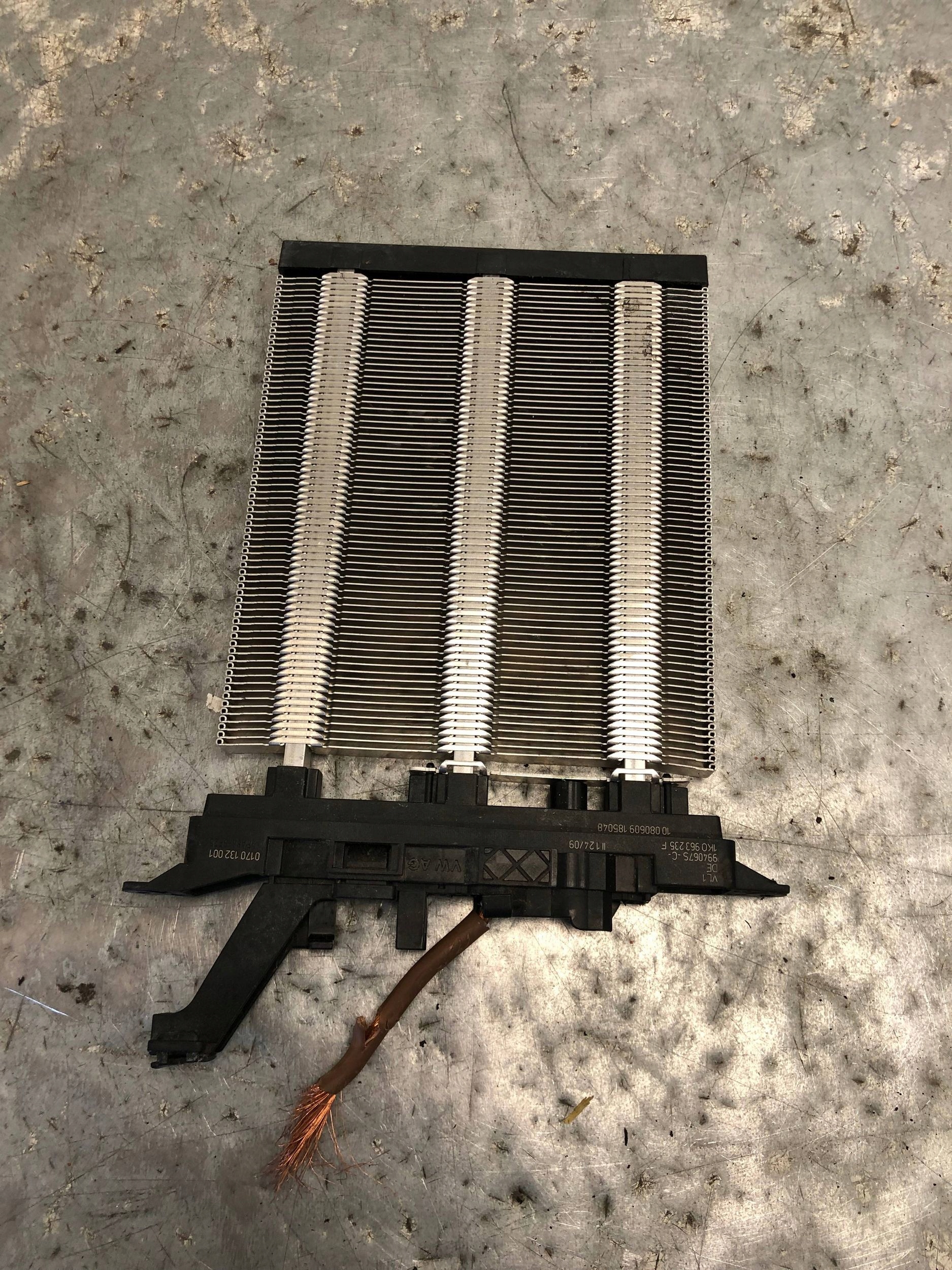 heater electrical VW SCIROCCO 1K0963235F