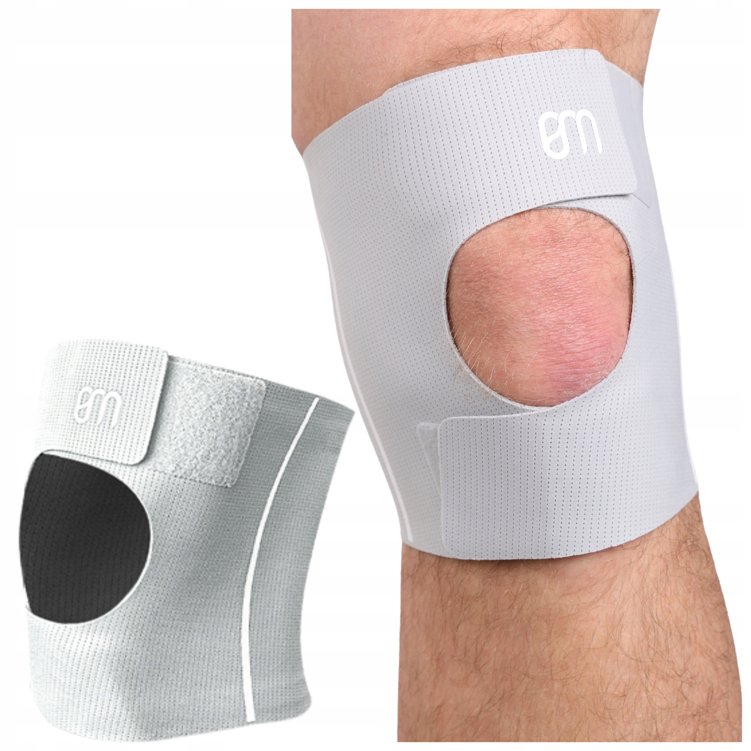 Stabilizátor Kolenní Ortéza Bandáž Kolenního Kloubu Elastická Sportovní M