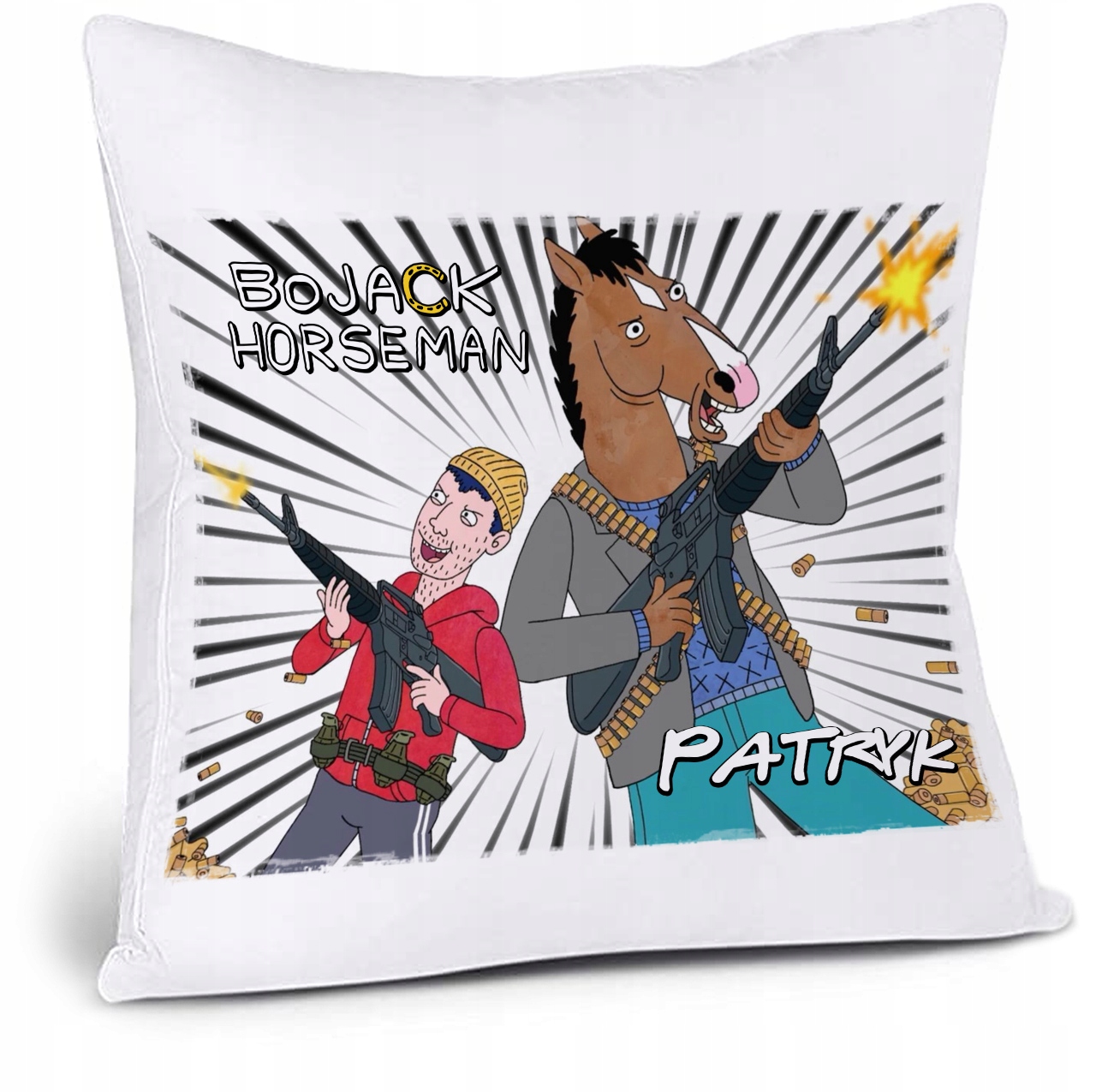 

Poduszka Bojack Horseman+ Imię