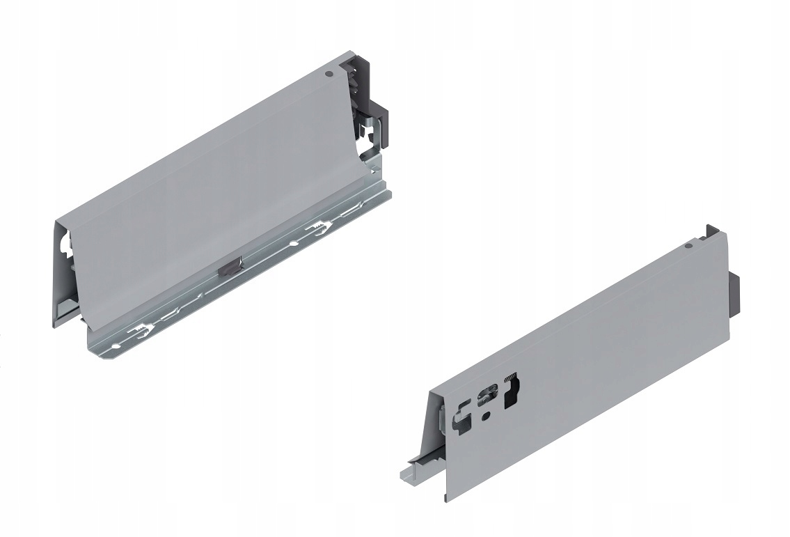 BLUM BOKI SZUFLADY DO TANDEMBOX 378M5002 SZARY L+P
