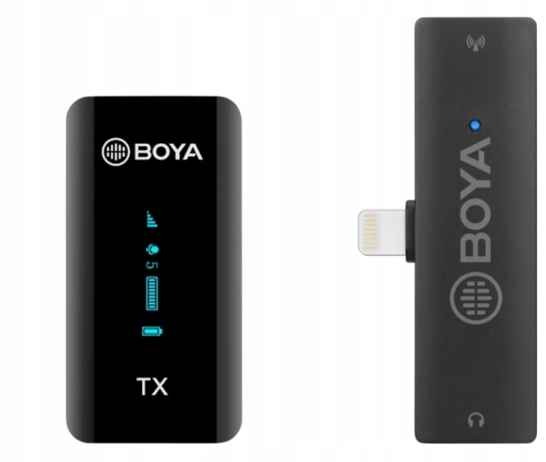 Boya BY-XM6-S3 – dvoukanálový bezdrátový mikrofon pro iOS/Lightning
