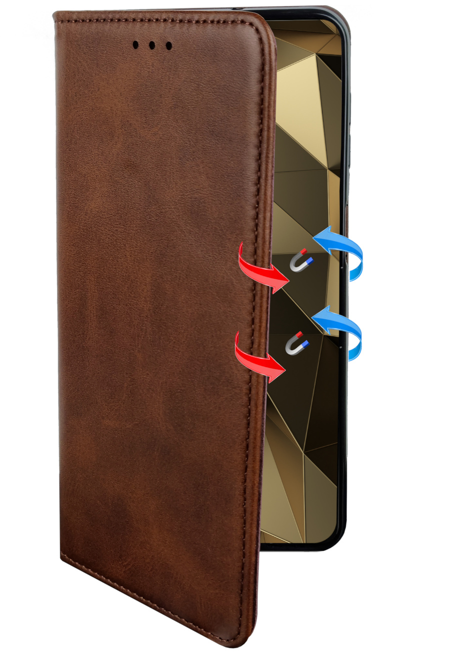 Etui do Redmi Note 10 Pro SKÓRZANE REAL LEATHER Funkcje pochłanianie wstrząsów