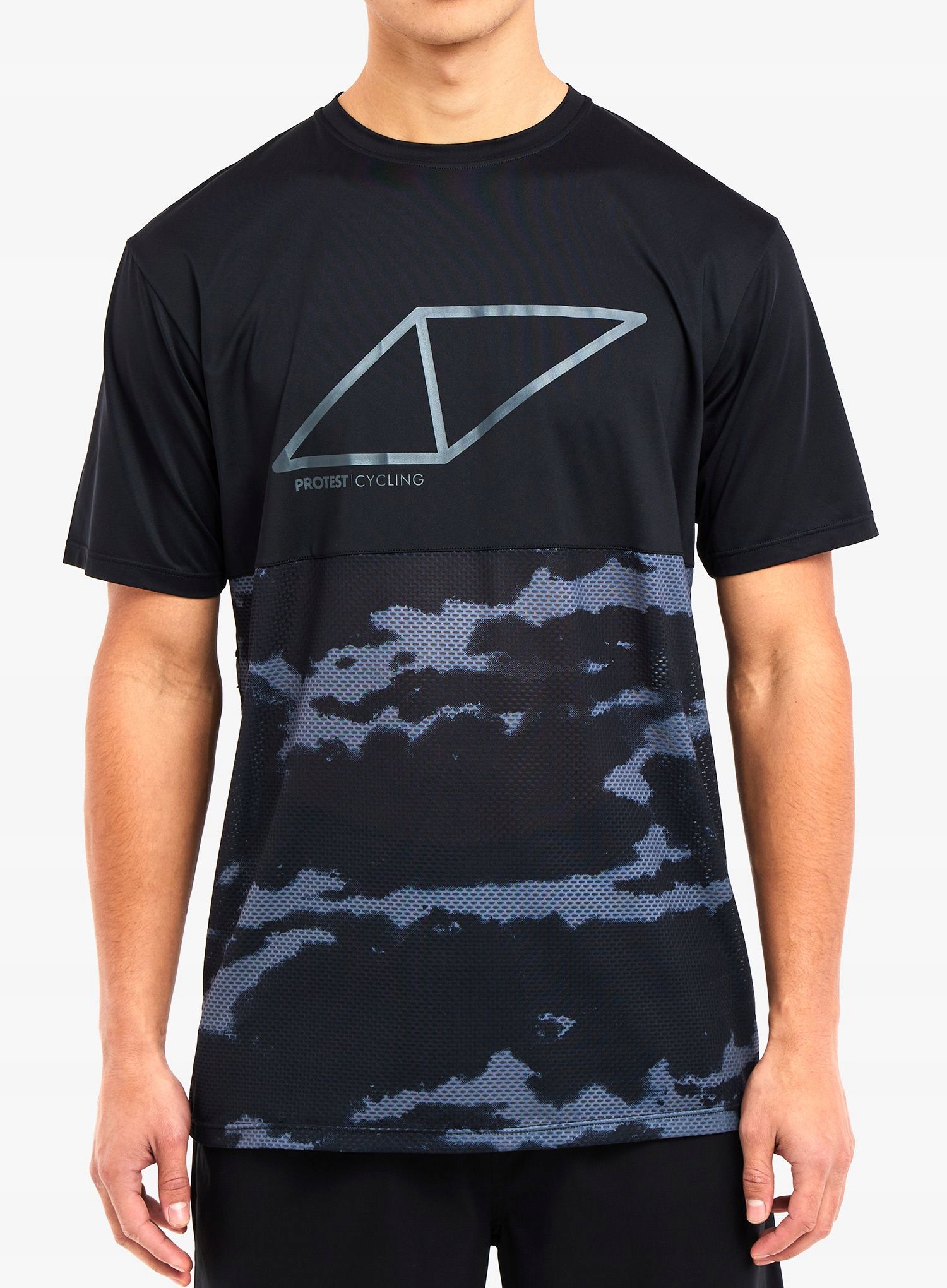 Cyklistický dres Protest Prtmaslow Cycling Jersey Ss true black S